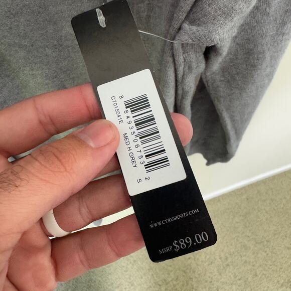 Cyrus Open Front Pockets Long Cardigan Sweater US Women's S - Picture 8 of 9